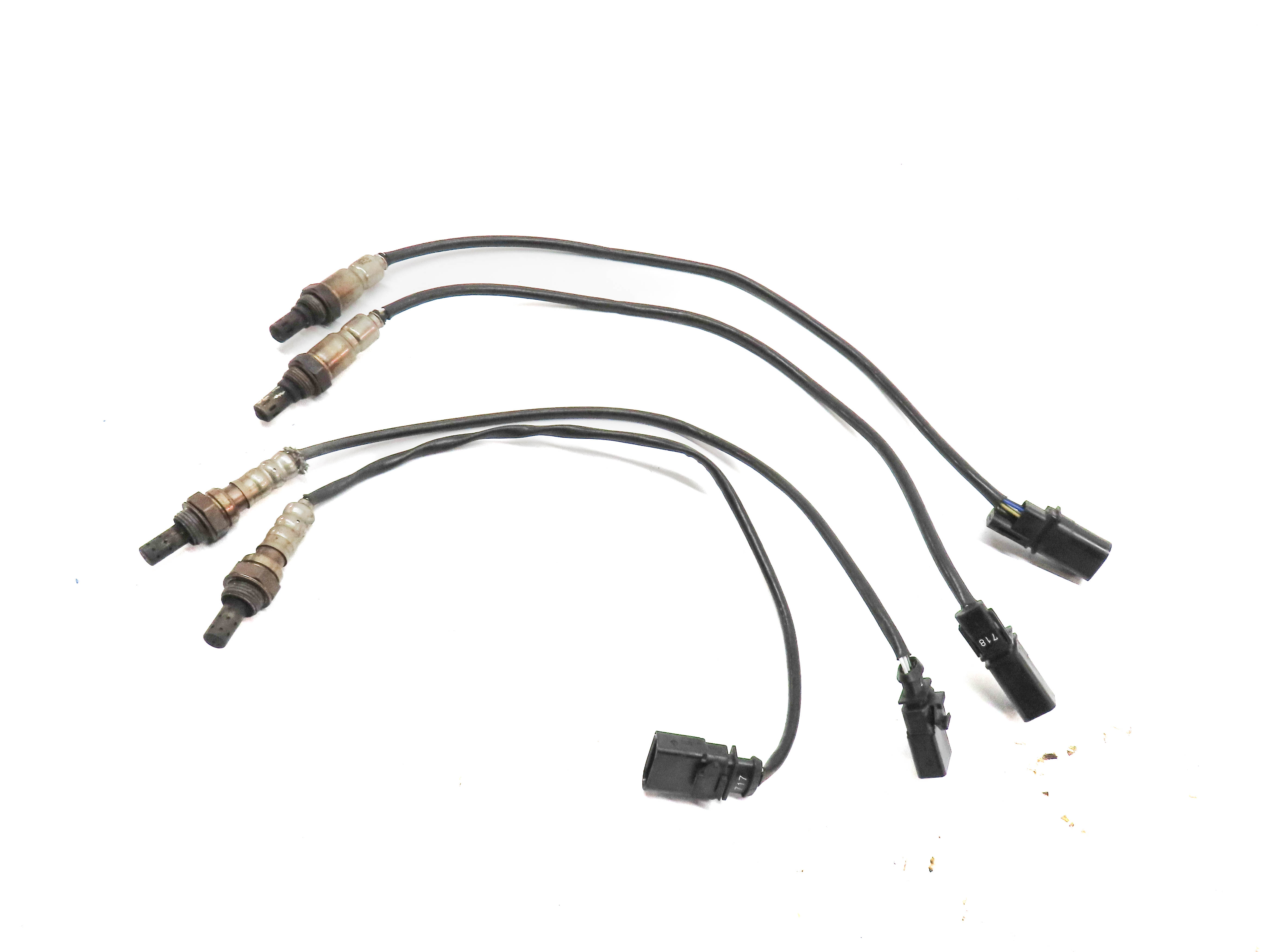 13 AUDI S4 (B8 8K) 3.0L SUPER (CGXC) ENGINE OXYGEN O2 LAMBDA PROBE SENSOR SET/4 — exact item pictured